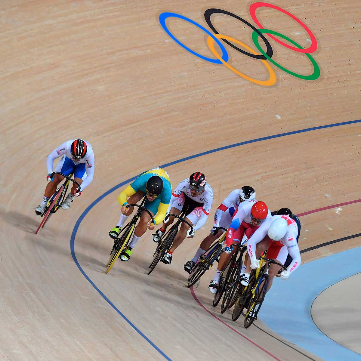 Competición de ciclismo olimpica en pista