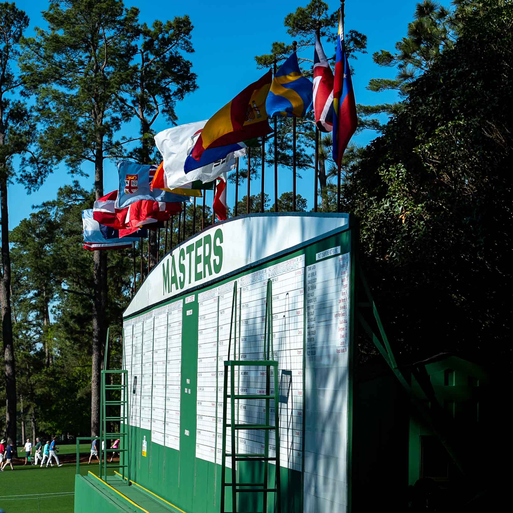 Tablero de puntuaciones del Masters de Augusta