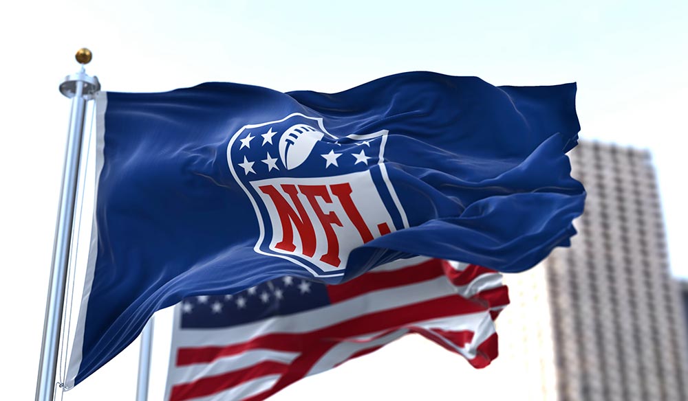 Bandera de NFl y EEUU