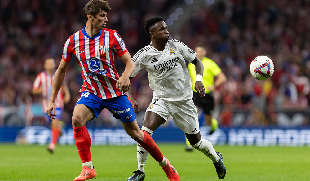 Los jugadores Marcos Llorente y Vinicius