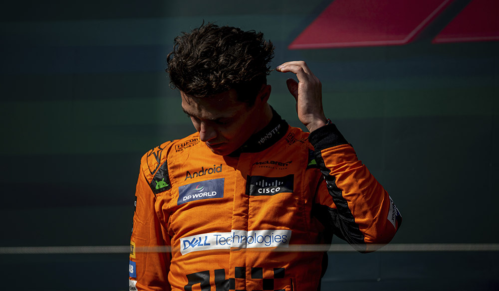 El piloto de McLaren, Lando Norris