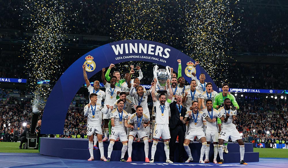 Real Madrid ganador de la Champions League 2024